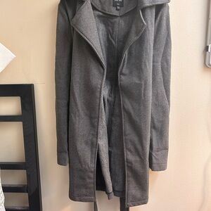 Love Tree Charcoal Trench Coat